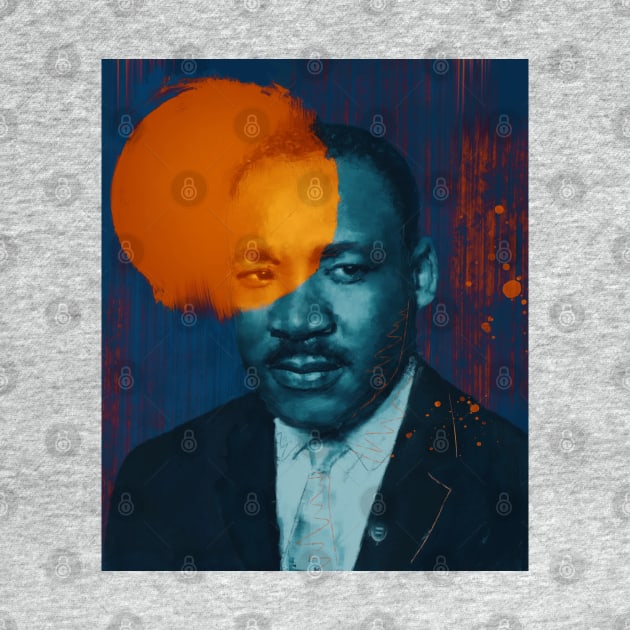 Dr. Martin Luther King Jr. Painting for MLK Day 2020 by anycolordesigns